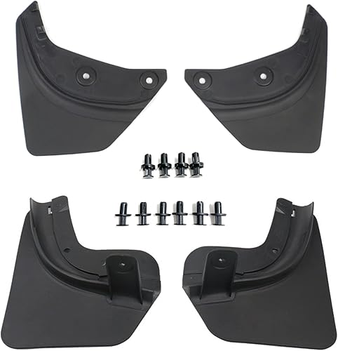 4 unidades de protectores contra salpicaduras compatibles con Tesla Modelo Y 2021 2022 2023, accesorios para coche, no hay necesidad de taladrar