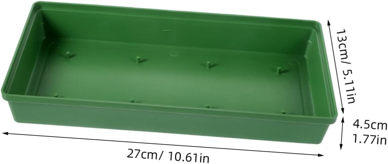 10Pcs Durable Flower Foam Trays for Floral Arrangements Reusable Mud Tray for Weddings Parties Easy to Use Flower Decoration Supplies