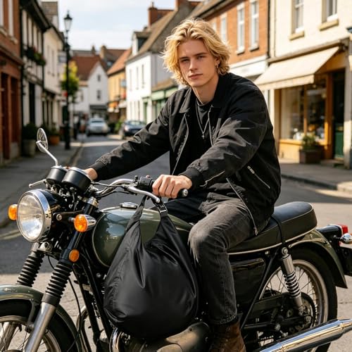 Bolsa para casco de moto ligera e impermeable con combinación 2