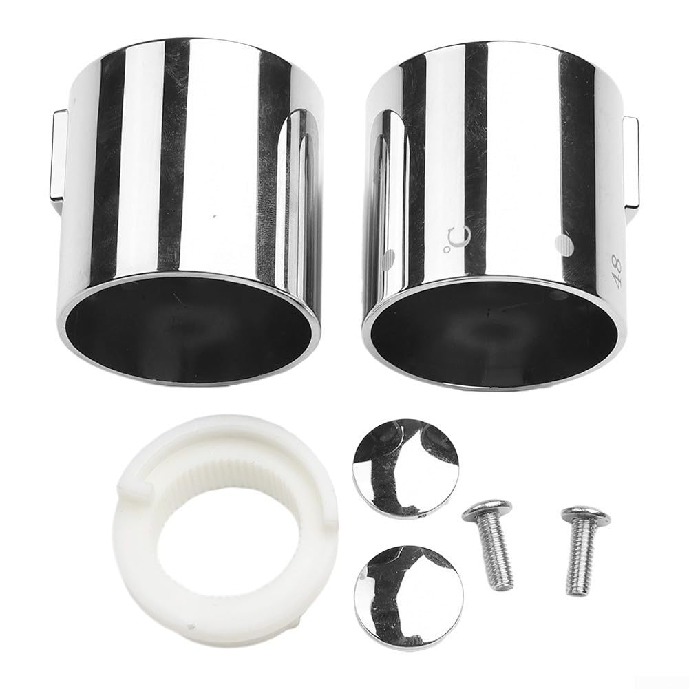 2 Pezzi Maniglie Rubinetto in Plastica per Doccia e Vasca Rubinetto Maniglie Caldo e Freddo Sostituzione Rubinetti Maniglie Cucina e Bagno Accessori