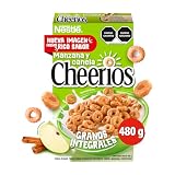 Cereal Integral Nestlé Cheerios Aritos Sabor Manzana Canela Fortificado con Vitaminas y Minerales Caja de 480g