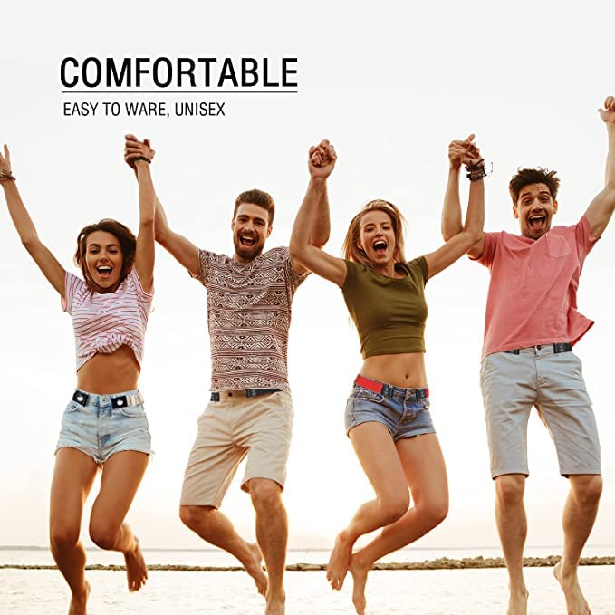 Image of Buckle Free Elastic Belt Invisible No Buckle Stretch Slim Waist Belt For Jean Pants,Dresses for Women /Men