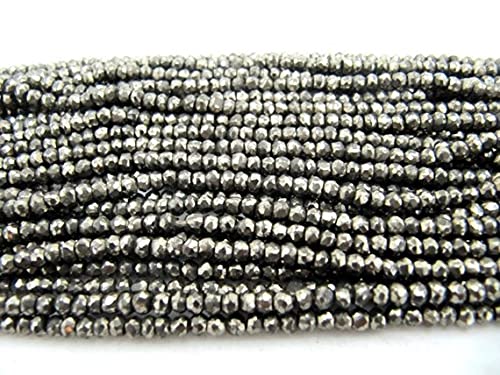 Perles pyrite rondelle facettée de style bohème chic pour vos bijoux d'été faits main