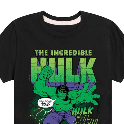 Marvel Hulk - Smash All of Them - Toddler and Youth Short Sleeve Graphic T-Shirt3