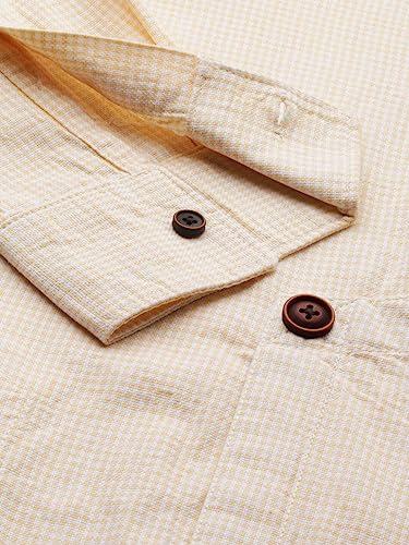 Image of The Indian Garage Co Men's Cotton Regular Fit Regular Kurta