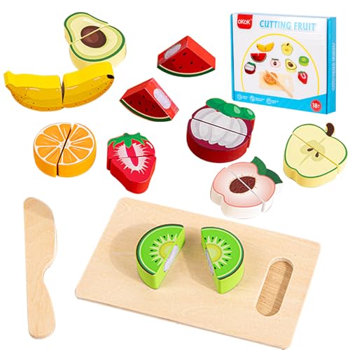 Juguetes Montessori 2 3 4 5, Madera Frutas, Juegos Niños 2 Años, ...