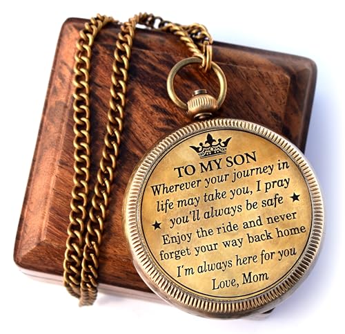 to-My-Son-Compass-with-Wooden-Box-Mom-to-Son-CompassFather-to-Son-Gifts-to-My-Grandson-Graduation-Day-Gifts-for-Son-Birthday-Baptism-Graduation-Confirmation-Communion-Compass-for-Women-Men