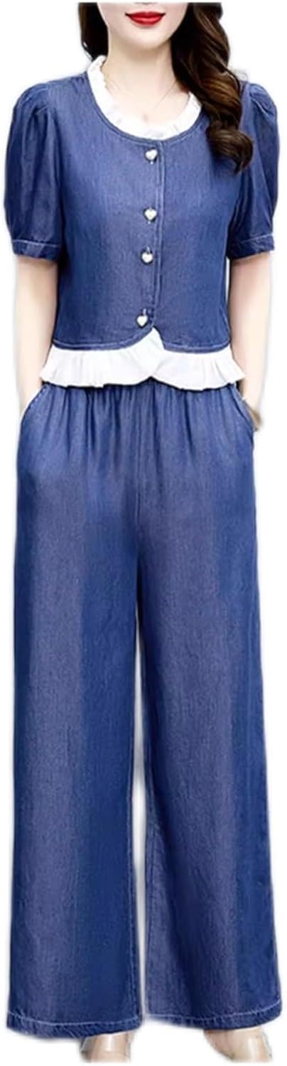 Women's Professional Two-Piece ice Silk Suit