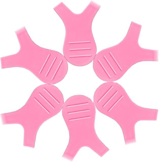 20PCS Silicone Eyelash Perming Curler Pink, Y Shape Lash Lifting Grafting Eyelash Brush, Makeup Beauty Tool for Eye Lash Extension
