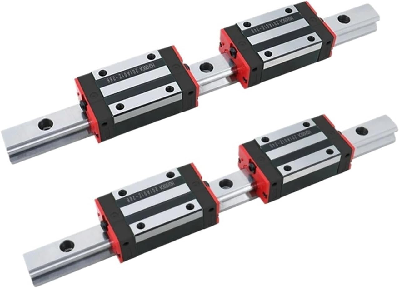 Level P Linear Guides 2PCS 2000-4000mm Linear Rails HGR20 HGR25 Rail + 4 PCS HGH25CA HGH20CA Slides Carriages(3400mm)