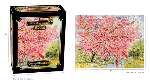 Image of Frank Cherry Blossoms 150 Pieces Puzzle | Collector's Edition | Travel Friendly Miniature Puzzles | Puzzles Having Realistic Illustrations | Game for Focus & Memory | for Adults & Teenagers
