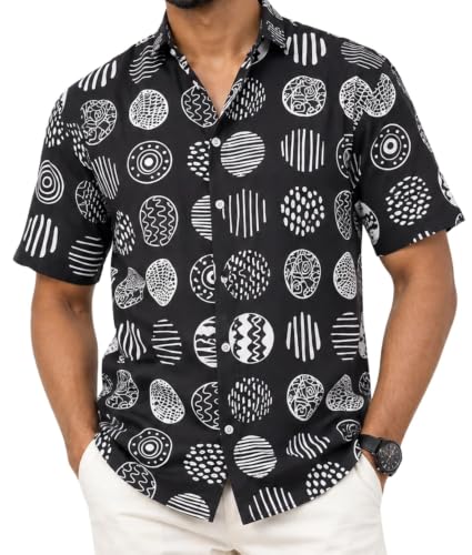 Image of BROWN CULTURE Printed Shirts for Men | Half Sleeve Shirt for Men | Cotton Half Sleeve | Cotton Blend Shirts for Men's | Casual Printed Shirt | Stylish Everyday Wear