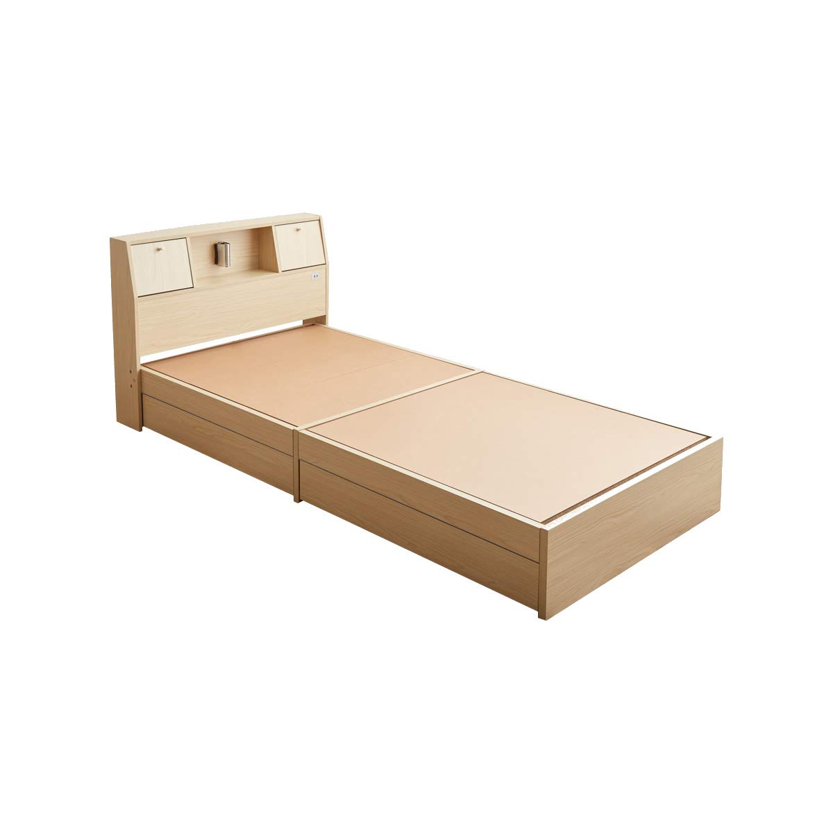 家具 ベッド シングルベッド 楽天市場】シングルベッドWB-7706S (約)幅102×奥行210×高さ11.5/26.5