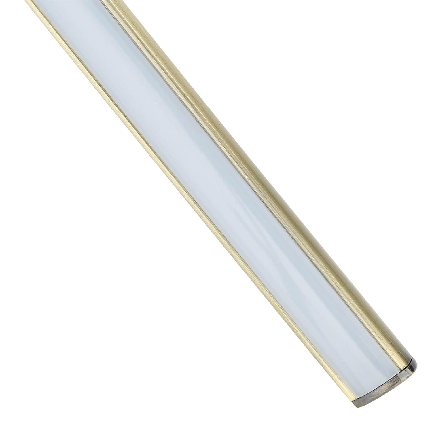 Licht-Erlebnisse XXL LED Bilderleuchte in Messing-antik B:60cm schwenkbar klassisch Spiegelleuchte für Flur Bad Wohnzimmer Schlafzimmer Wandlampe Bilderlampe