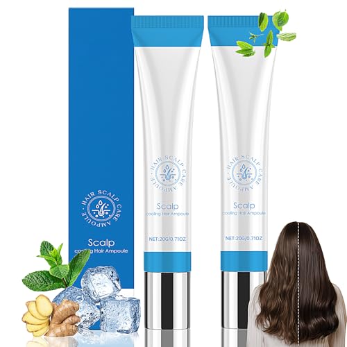 2 Cajas Hair Serum, Scalp Serum, Aceite Pelo, Esencia para el Cuidado del Cabello, No Graso, Mejora el Brillo y, Para todas las cabelleras