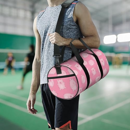 Sac de sport gym adorable cochon résistant et compact pour optimiser vos voyages