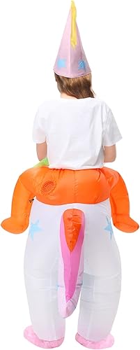 Miniatura 3 de Acekid Disfraces inflables para niños, disfraz de lujo inflable para niños y niñas, disfraz de Halloween para fiesta de Halloween, cosplay,