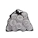 BESPORTBLE 3pcs Large Black Mesh Storage Bags for Tennis Balls Durable Drawstring Closure Pouch Holds up to Balls for Sports and Gym Use