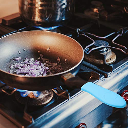 image for Shappy 6 Pieces Silicone Hot Handle Holder Silicone Handle Covers Cast