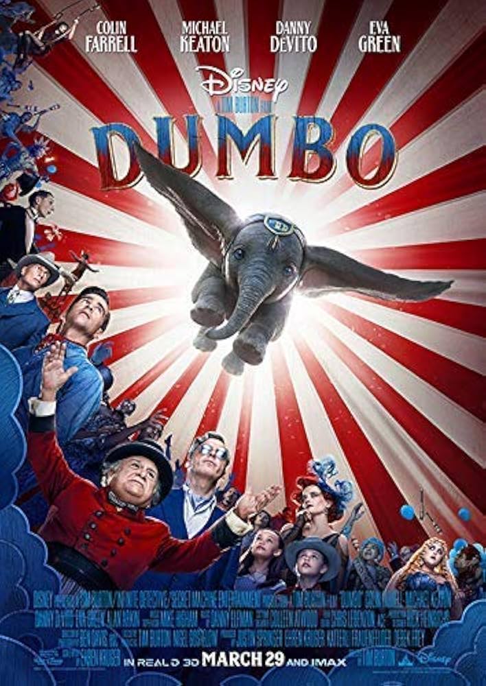Amazon.co.jp: 映画ポスター ディズニー ダンボ DUMBO 2019 コリン