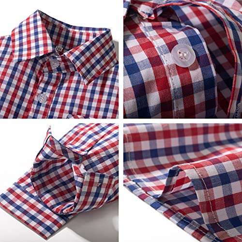 Image of Yilaku Toddler Baby Boy Clothes Gentleman Wedding Outfits, Formal Dress Shirt with Bowtie + Suspender 3 Monthes-4 Years