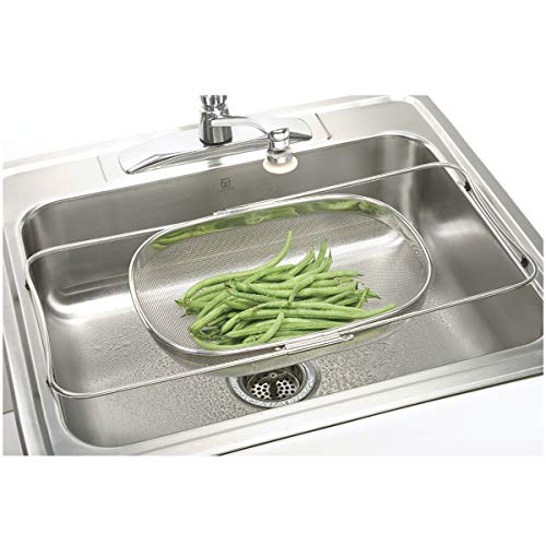 Colador de acero inoxidable para fregadero Norpro miniatura 5