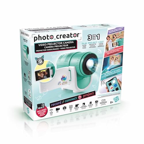 Canal Toys Video Creator – Projektorkamera mit 16 GB Speicherkarte & Cast-Funktion - Camcorder mit Projektor & LCD-Display - für Kinder ab 8 Jahren - kompakt & leicht Canal Toys Video Creator – Projektorkamera mit 16 GB Speicherkarte & Cast-Funktion - Camcorder mit Projektor & LCD-Display - für Kinder ab 8 Jahren - kompakt & leicht