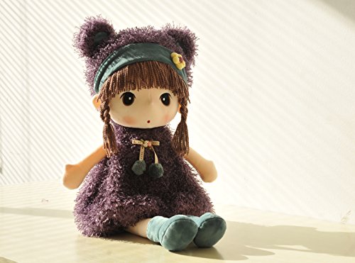 Hwd 24'' Kawaii Plush Girl Toys Doll, Good Dolly Gifts For Children Kids Baby .(Purple) #TOP1
