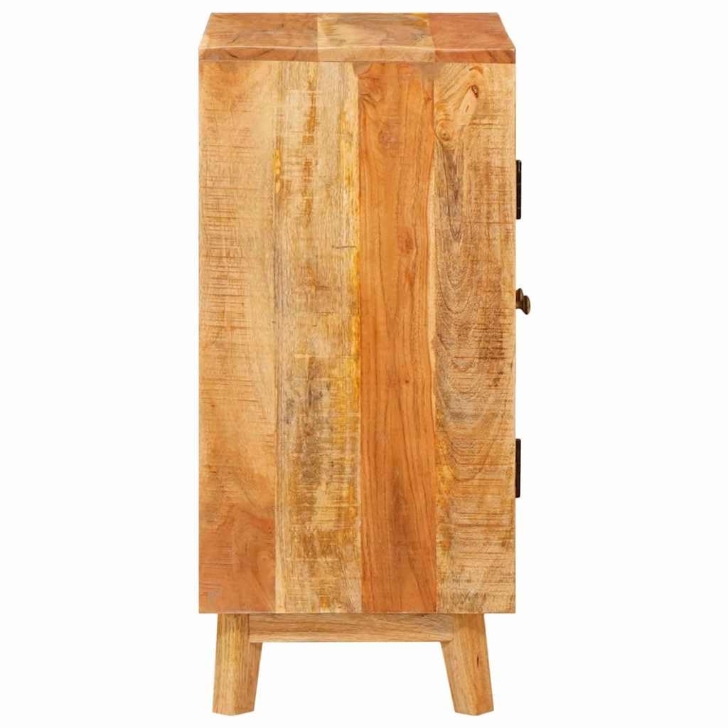 Armadietto in legno massiccio di mango, marrone, 55 x 35 x 75 cm
