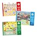Jar Melo Reusable Sticker Pad; Great Assorted: 3 Packs - Animal World; City Park; Urban Transport; Over 408 Stickers; Separated Scenes