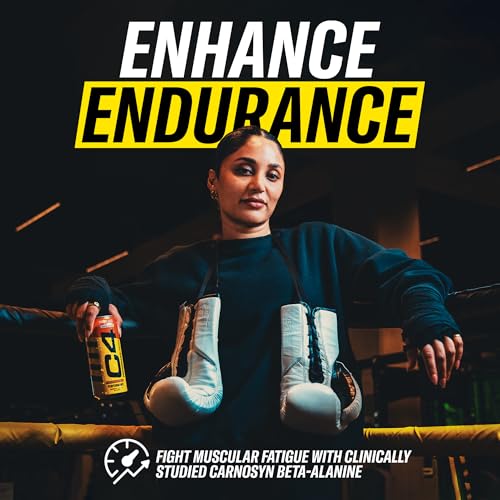 image for Cellucor C4 Energy Carbonated Zero Sugar Energy Drink, Pre Workout Dri