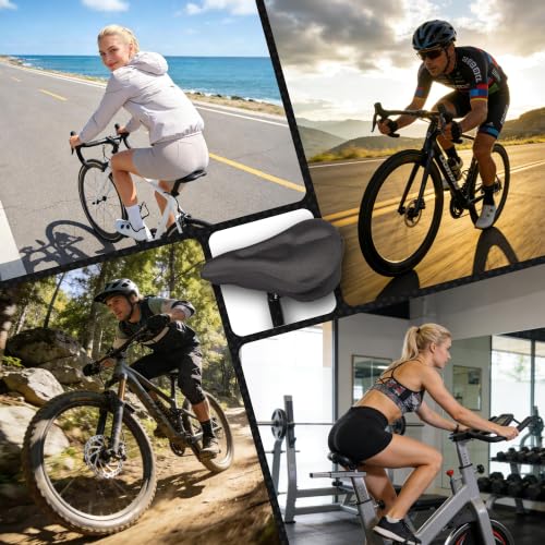 RIXOW Memory Foam Bike Seat Cushion