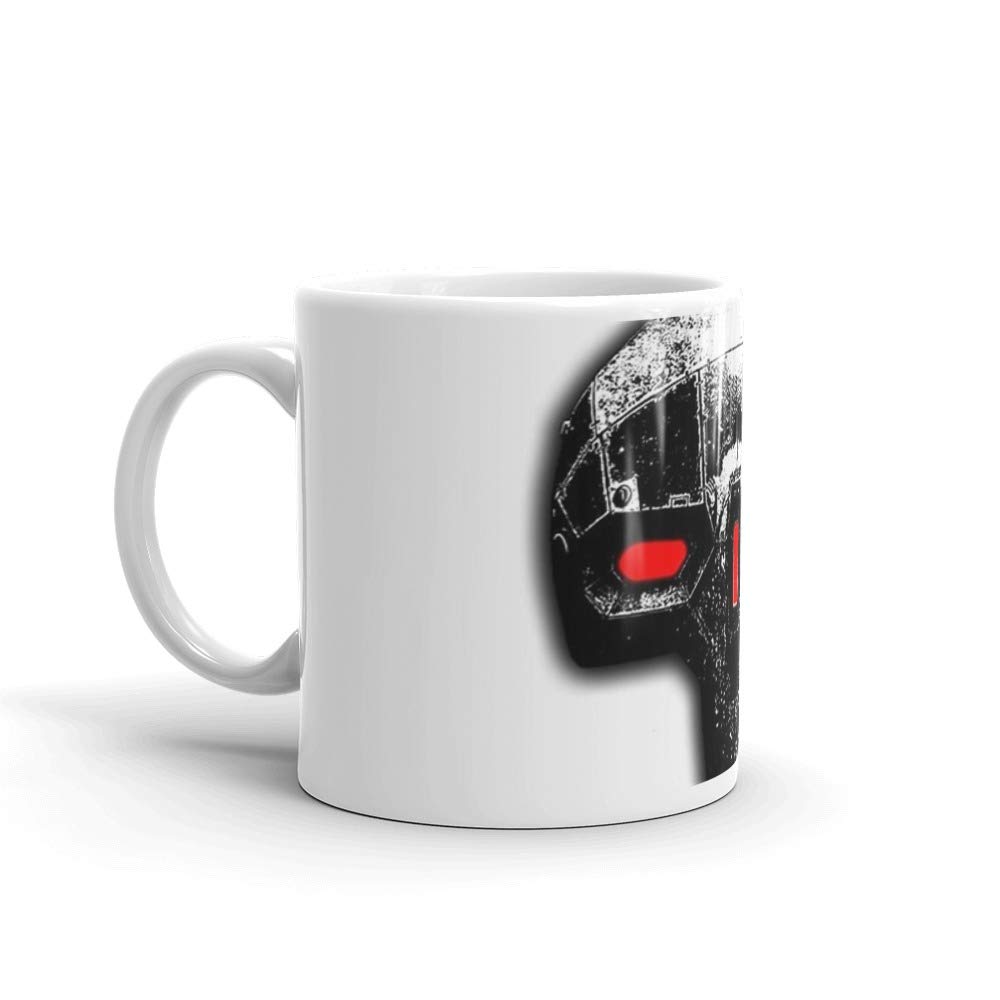 Atlas Head - MWO/Battletech 11 Oz White Ceramic