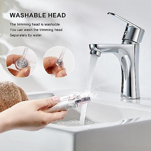 Image of SOLIMPIA Women's Facial Hair Remover, 2-In-1 Epilator With Built-In Led Light And Usb Charging, Suitable For Eyebrows, Lips, Cheeks, Chin And Neck, Hypoallergenic