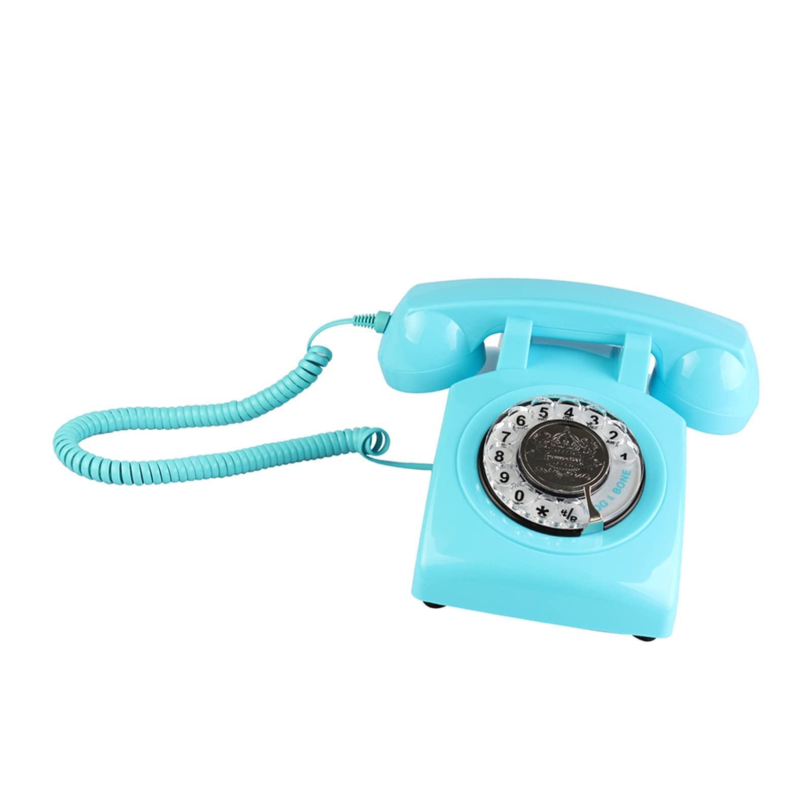 Telefoni Domestici con quadrante rotativo retrò, Telefono con Filo Classico Vecchio Stile Telefono Fisso Vintage per casa e Ufficio, Telefono con quadrante rotativo retrò Vecchio Stile Stile Anni '6