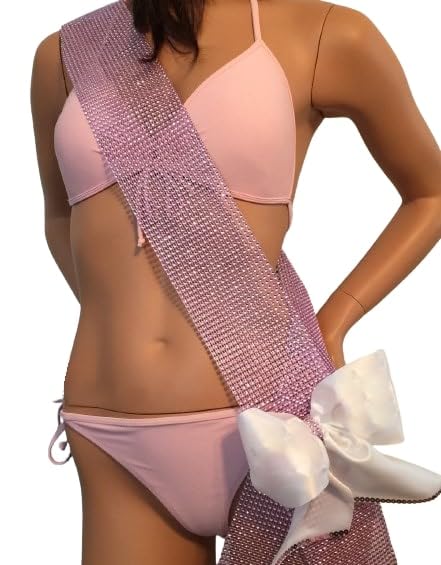 Bachelorette sash, Bride To Be sash and personalized bow