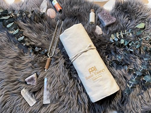 Sacoche enroulable pour diapason en textile robuste avec compartiments individuels