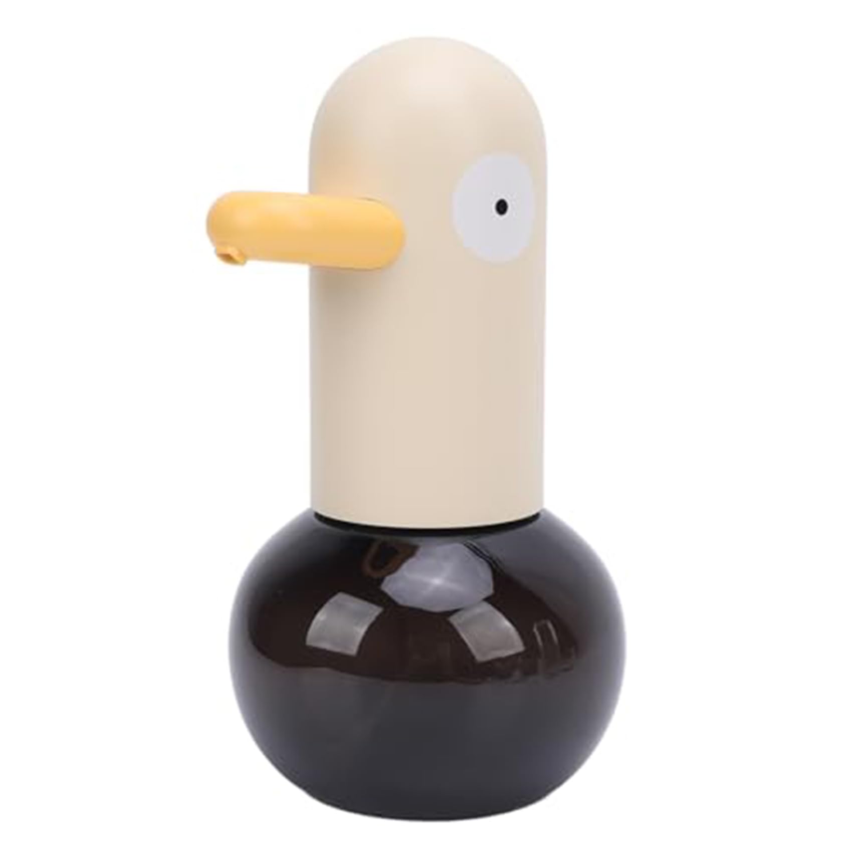 Dispenser di sapone per bambini, dispenser automatico di sapone in schiuma con risposta rapida da 0,25 secondi e batteria ricaricabile, design carino a forma di anatra per bagno e lavello