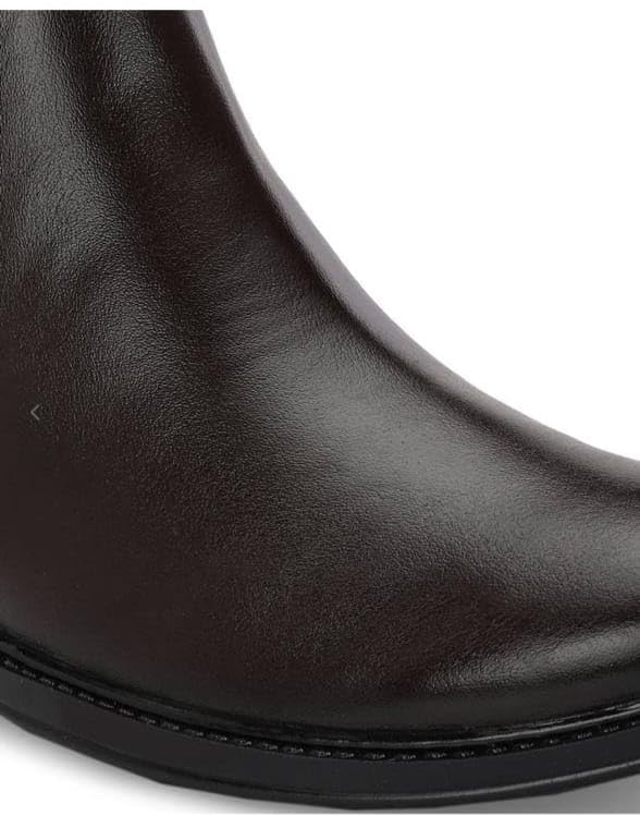 Image of Men Casual Comfortable Chelsea Slip-On Outdoor Synthetic Leather