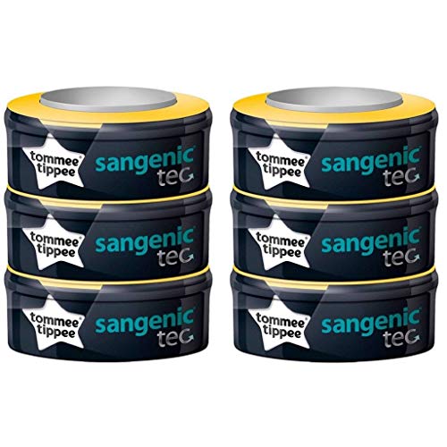 Recharge Sangenic TEC Pour Poubelle à Couches Tommee Tippee - Film Antibactérien, Parfum Agrumes (1 Pièce)