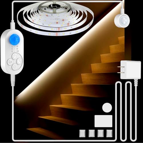 Tira LED con sensor doble para escaleras 1 metro miniatura 1