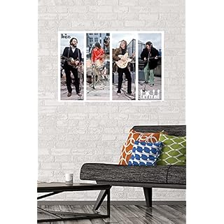 Trends International Poster mural Beatles-Let It Be Bars, 56,8 x 86,4 cm, version sans cadre - Les Beatles, Paul McCartney, John Lennon, RIngo Starr, George Harrison Trends International Poster mural Beatles-Let It Be Bars, 56,8 x 86,4 cm, version sans cadre – Image 2