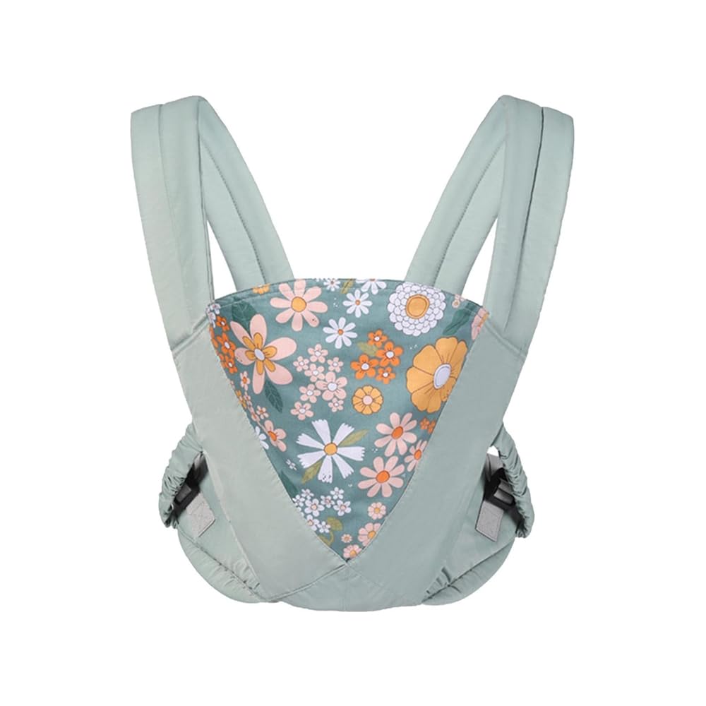 AMERTEER Baby Carrier with Adjustable Hip Seat, Soft Breathable Backpack for Infants and Toddlers, Front Baby Carrier and Back Carry, Supports Up to 33 lbs (Blue)