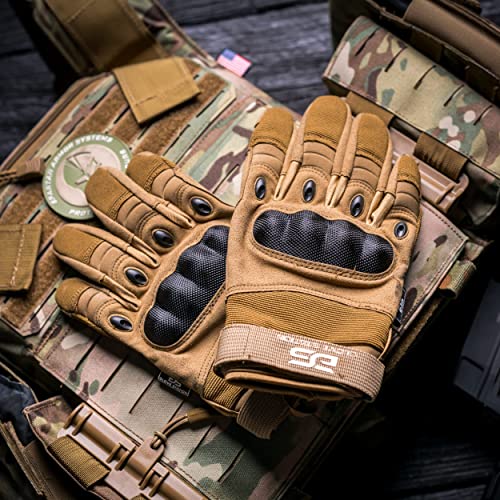 Glove-Station-Tactical-Shooting-Hard-Knuckle-Gloves-for-Men-and-Woman-with-Touchscreen-Fingers-Durable-and-Comfortable-Hand-Gear-for-Outdoor-Work-Shooting-and-Hunting