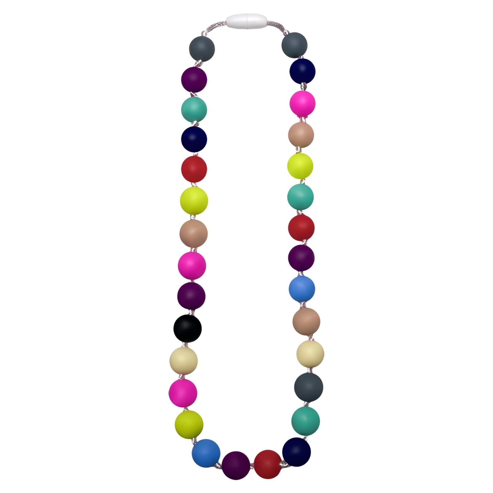 RUIOMII Silicone Sensory Chew Necklace, Chew Necklaces, F