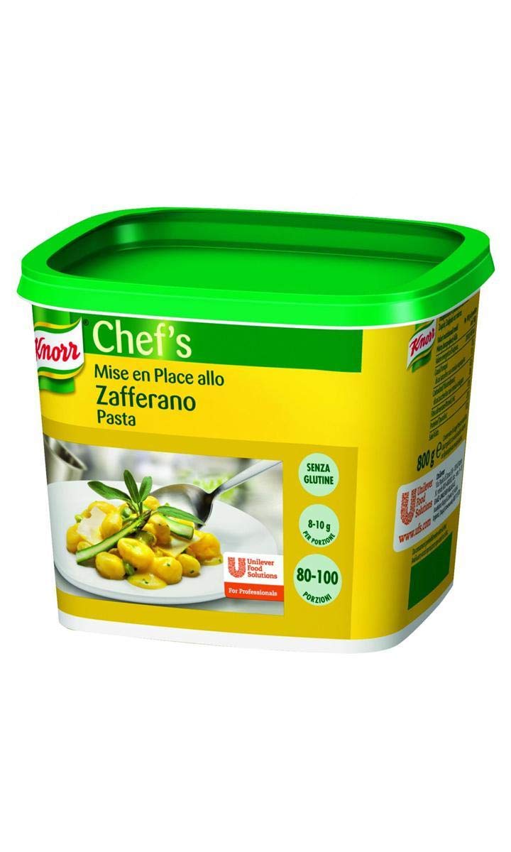 Knorr Zafferano Pasta 800g Aggiunge sapore e colore allo zafferano.