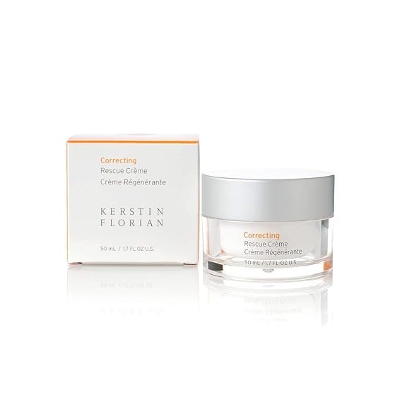 Kerstin Florian Correcting Hyaluronic Serum | Correcting Rescue Creme Set | Moisturizing Anti Aging Serum for Hydration | Healing Moisturizer with Shea Butter and Vitamin E Duo