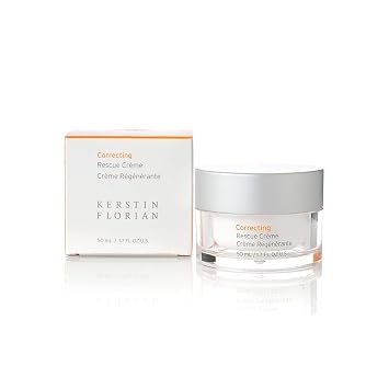 Kerstin Florian Correcting Hyaluronic Serum | Correcting Rescue Creme Set | Moisturizing Anti Aging Serum for Hydration | Healing Moisturizer with Shea Butter and Vitamin E Duo