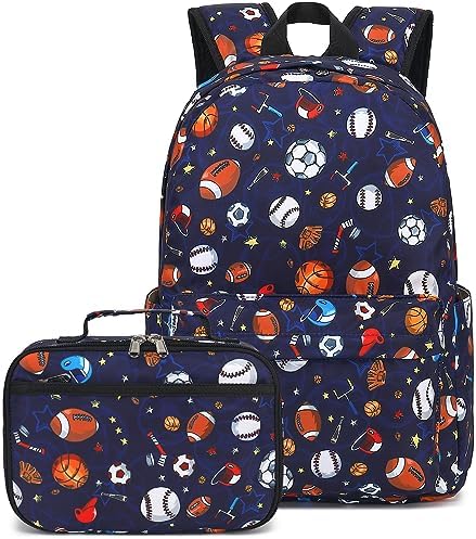 CAMTOP Backpack for Kids, Boys Girls Preschool Backpacks with Lun...