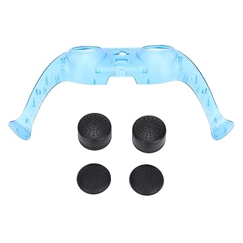 Thumb Stick Grip, Non Toxic Controller Accessories for PS5 DualSense Controller for Game(Blue)